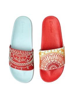 Sandales rigolotes Mandala ethnique