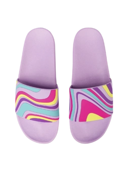 Sandales rigolotes Vagues de couleur