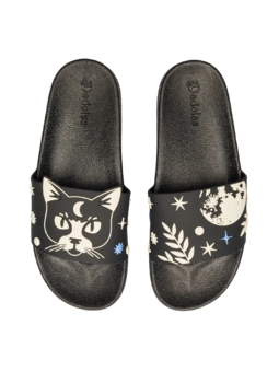 Sandales rigolotes Chat et lune