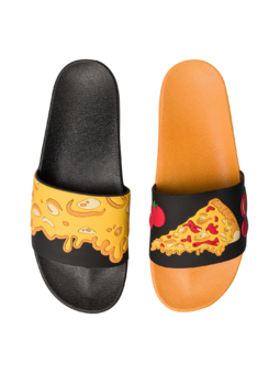 Veselé pantofle Sýrová pizza 