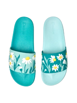 Sandales rigolotes Camomile turquoise