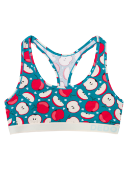 Bralette rigolote pour femmes Pomme rouge