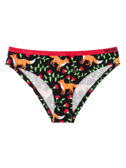 Culotte rigolote pour femmes Renard et fleurs