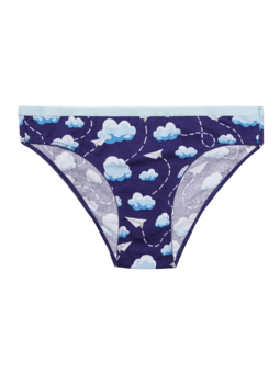 Culotte rigolote pour femmes Avions en papier et nuages