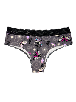 Culotte en dentelle pour femmes Papillons de nuit