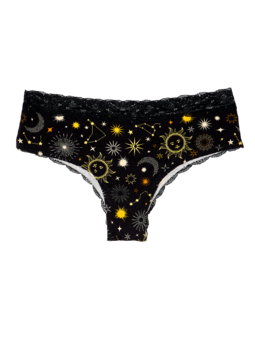 Culotte en dentelle pour femmes Ciel des signes du zodiaque