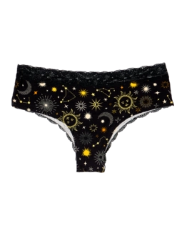 Culotte en dentelle pour femmes Ciel des signes du zodiaque