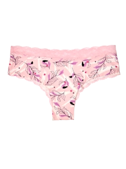 Culotte en dentelle pour femmes Brise rose