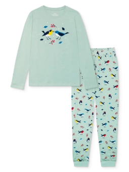 Pyjama rigolo pour femmes Oiseaux chanteurs