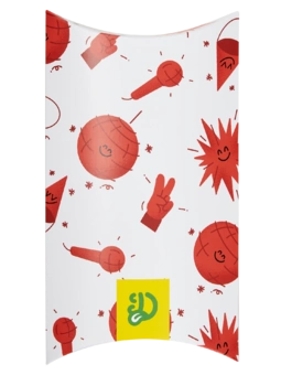 Oválná dárková krabička Oslava