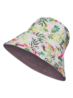 Chapeau bob rigolo pour femmes Flamant tropical