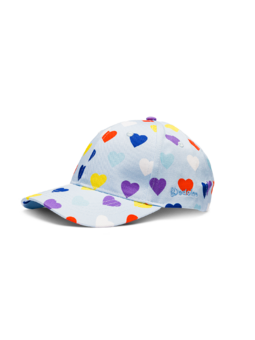Casquette rigolote Cœurs colorés