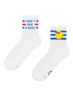 Veselé funkční lýtkové ponožky Cool kačenka