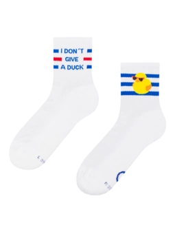 Veselé funkční lýtkové ponožky Cool kačenka