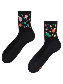 Chaussettes mi-mollet fonctionnelles rigolotes Gouttes colorées