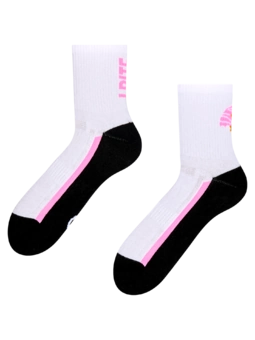 Chaussettes mi-mollet fonctionnelles rigolotes Je mords