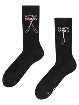Chaussettes fonctionnelles rigolotes Que les chaussettes soient avec toi