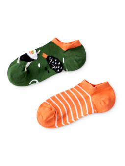 Socquettes rigolotes pour baskets L’heure des sushis