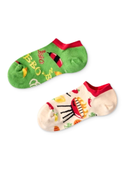 Socquettes rigolotes pour baskets Saison des barbecues