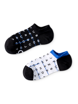 Socquettes rigolotes pour baskets Mots croisés