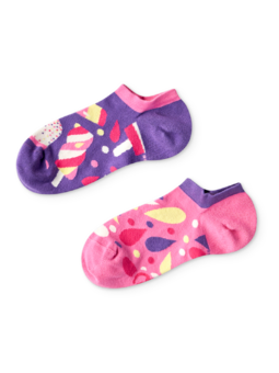 Socquettes rigolotes pour baskets Sucettes glacées
