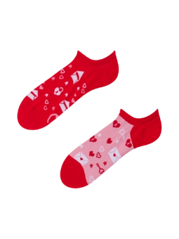 Socquettes rigolotes pour baskets Lettres d’amour