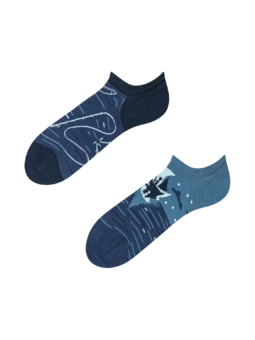 Socquettes rigolotes pour baskets Pêcheur de nuit