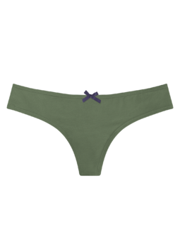 Brečtanovo zelené dámske brazílske nohavičky