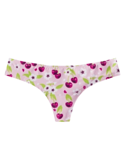 Culotte brésilienne rigolote pour femmes Fleur de cerisier