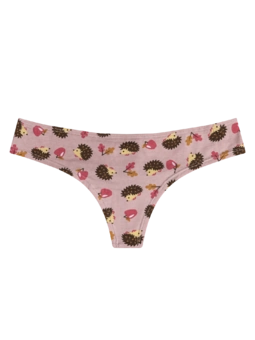 Culotte brésilienne rigolote pour femmes Hérisson