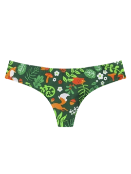 Culotte brésilienne rigolote pour femmes Animaux de la forêt