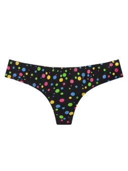 Culotte brésilienne rigolote pour femmes Points néons