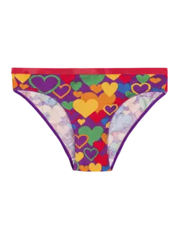 Culotte rigolote pour femmes Amour multicolore