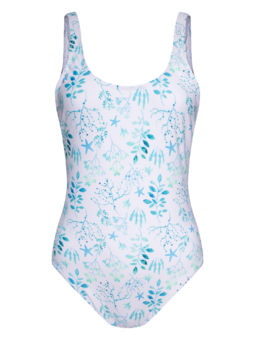 Women's One-piece Swimsuit Watercolour