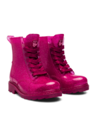 Bottes de pluie à paillettes roses pour enfants