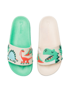 Sandales rigolotes pour enfants Skatepark dinosaure