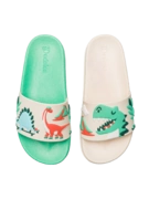Sandales rigolotes pour enfants Skatepark dinosaure