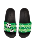 Sandales rigolotes pour enfants Terrain de football