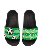 Sandales rigolotes pour enfants Terrain de football