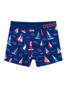 Boxer rigolo pour garçons Phare et bateaux à voile