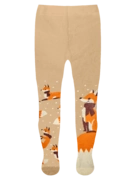 Veselé dětské punčošky Liška se šálou