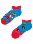 Socquettes rigolotes pour enfants Voitures rapides