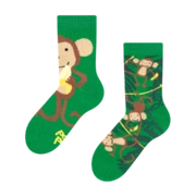 Chaussettes rigolotes pour enfants Singes