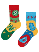 Chaussettes rigolotes pour enfants Premières lettres