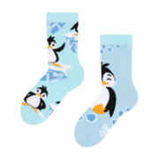 Chaussettes rigolotes pour enfants Manchot joyeux