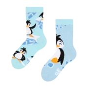 Chaussettes rigolotes pour enfants Manchot joyeux