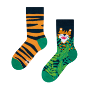 Lustige Kindersocken Tiger