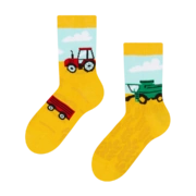 Veselé dětské ponožky Traktor