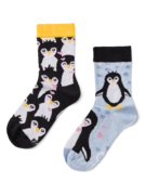 Chaussettes rigolotes pour enfants Manchot d’hiver