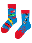 Chaussettes rigolotes pour enfants Voitures rapides